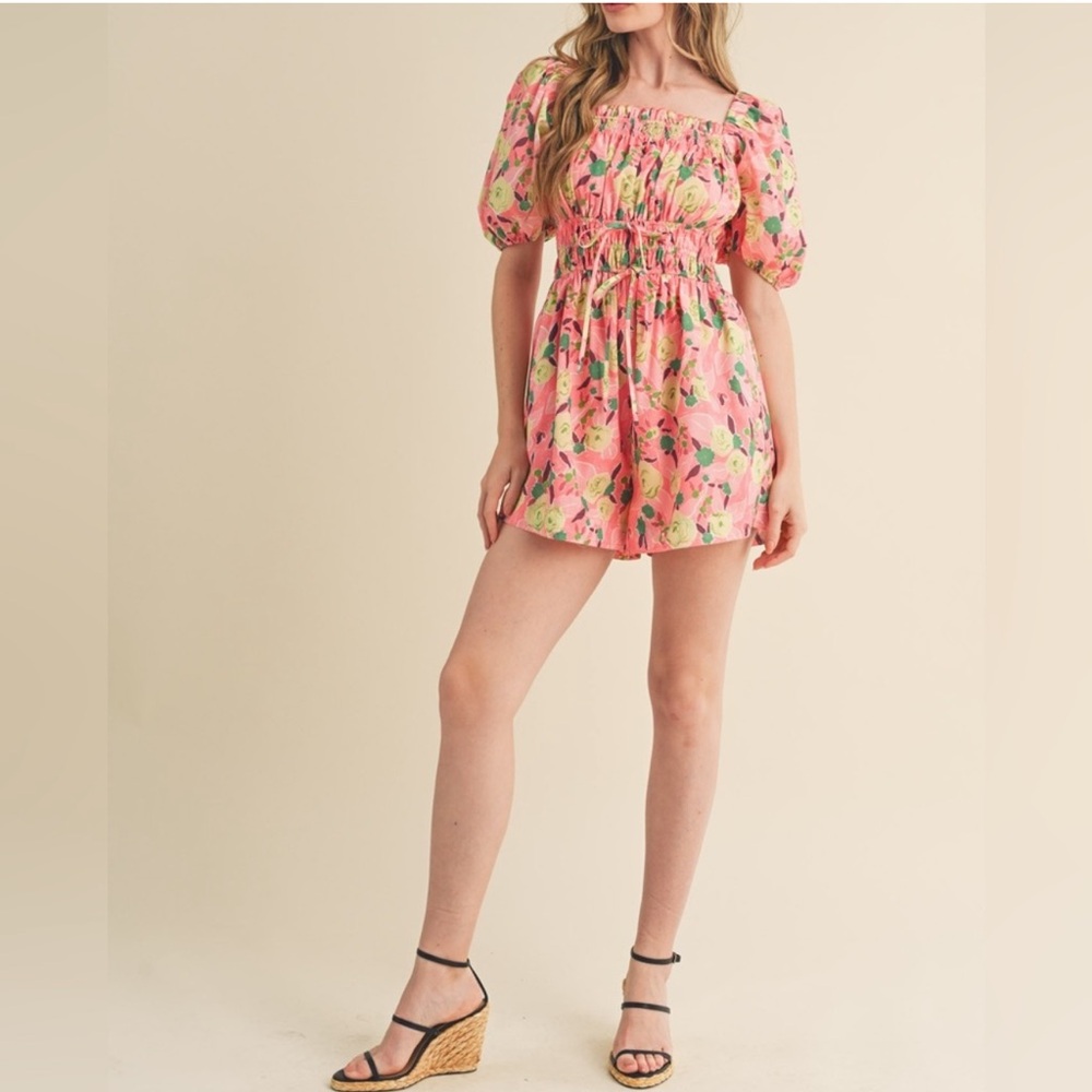 NWT/NIB Boutique Floral Romper